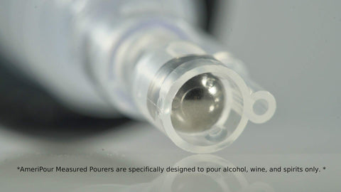 AmeriPour wine-friendly pourer ideal for accurate wine servings.