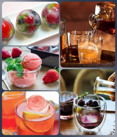 AMFOCUS diamond ice mold creates striking beverage accents