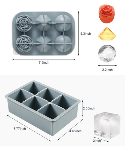 AMFOCUS rose ice mold adds sophistication to cocktails
