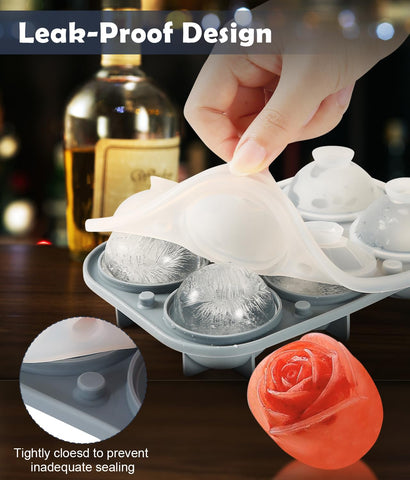 AMFOCUS large square ice cubes slow dilution for whiskey