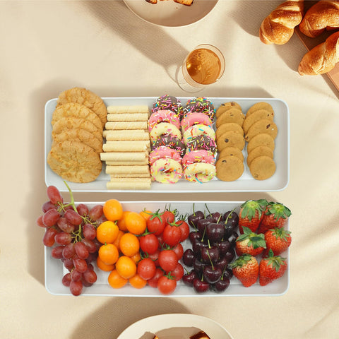 AMGBZT easy-clean serving trays simplify cleanup after entertaining