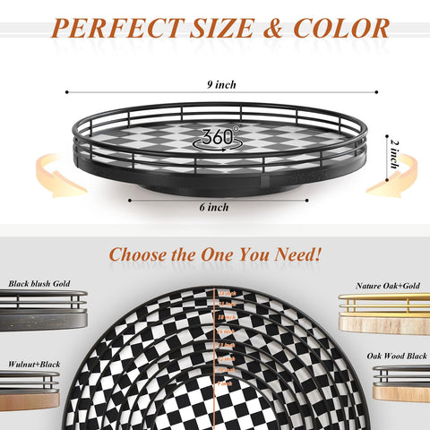 AMH gift-ready lazy susan brings stylish organization to weddings and housewarmings