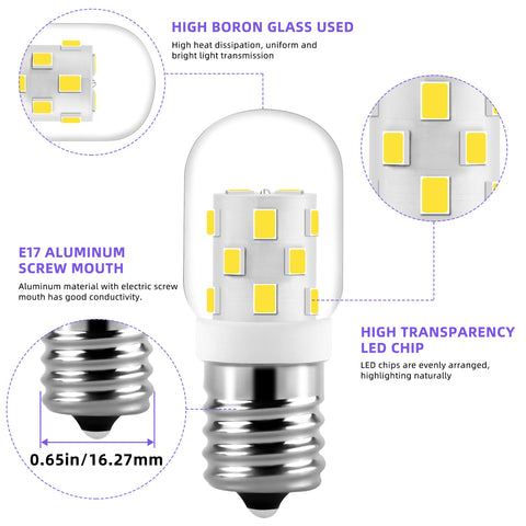 AMI PARTS 8206232A E17-base bulb replaces 40W incandescent