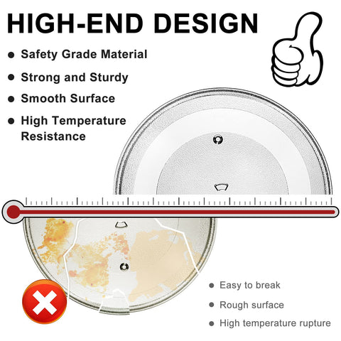 AMI PARTS WB39X10032 replacement glass plate for GE Hotpoint ovens.