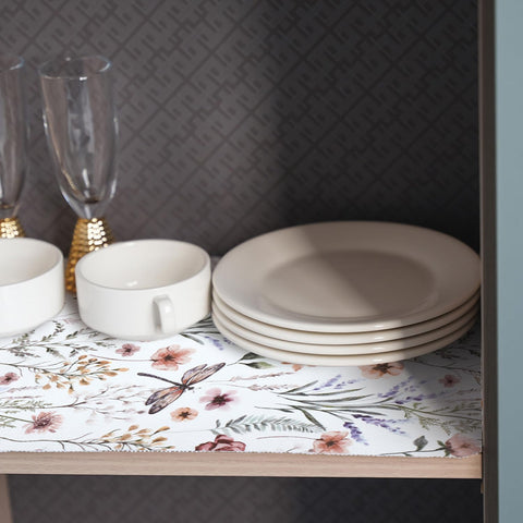 Amiitay kitchen drawer liner non-adhesive prevents shifting for organized utensil storage.