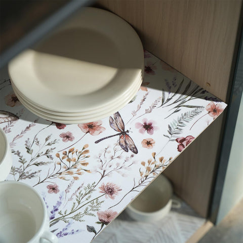 Amiitay waterproof cupboard liner protects surfaces from spills and splashes in daily use.