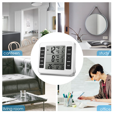 AMIR versatile thermometer for kitchen, fridge, freezer, or outdoor storage.