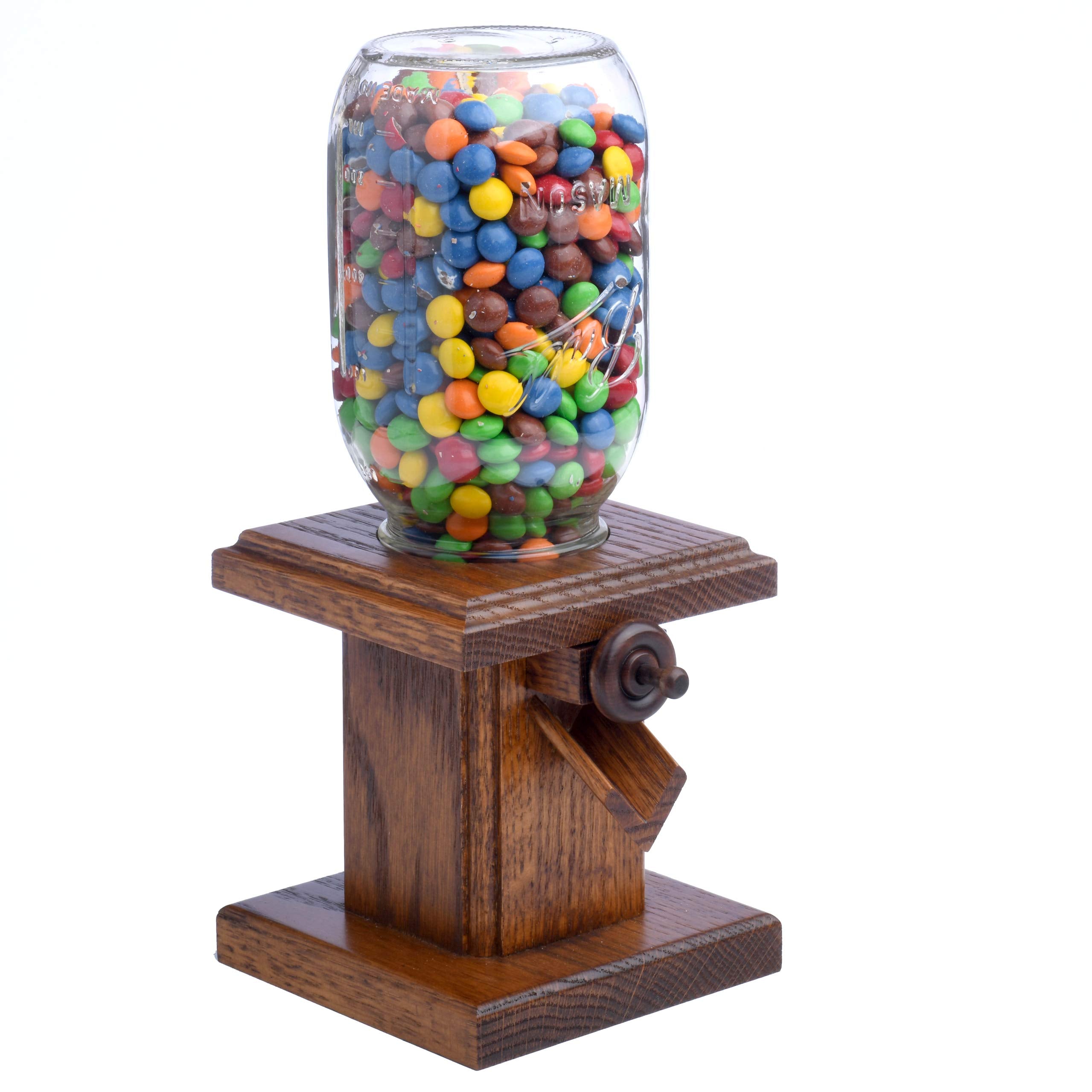 AMISH VALLEY PRODUCTS candy dispenser on kitchen counter invites casual snacking.