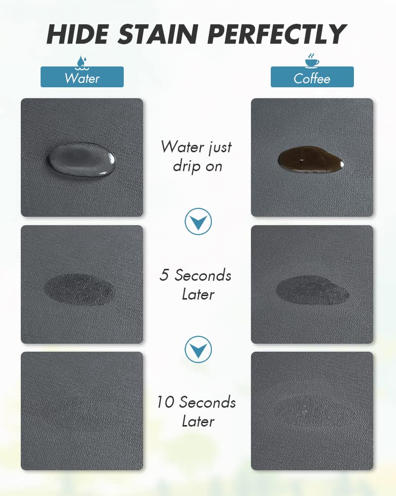 AMOAMI Coffee Mat demonstrates high absorbency for quick spill pickup.