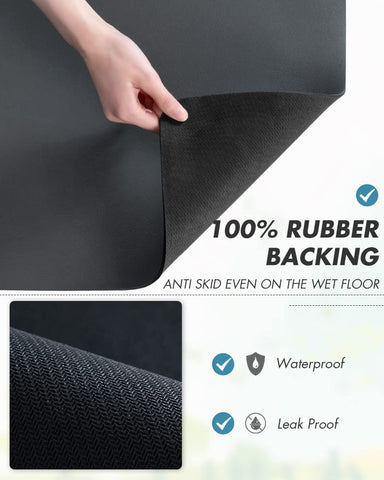 AMOAMI Coffee Mat suits kitchen, bar, and bathroom drying tasks.