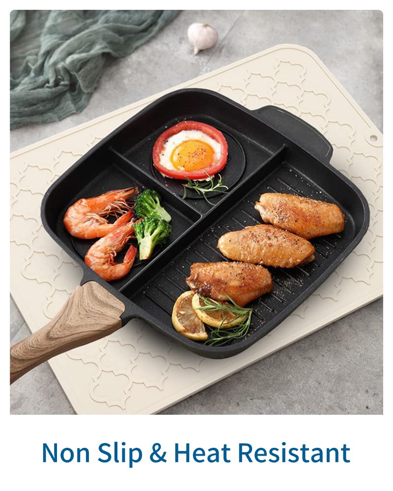 AMOAMI dish drying mat used as coffee pot mat for heat protection