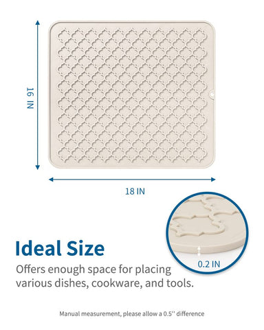 AMOAMI mat doubles as fridge liner and drawer mat for organization
