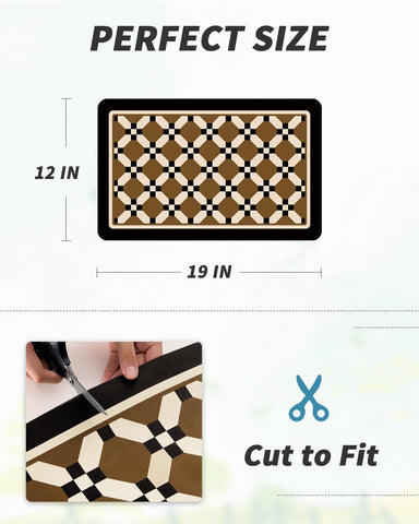 AMOAMI kitchen drying mat blends practicality with a tidy counter look.