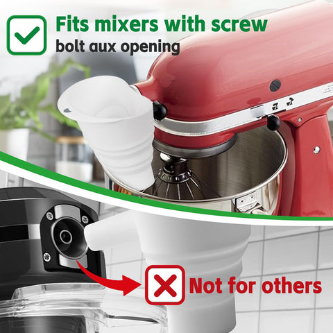 Compact, easy-to-store funnel fits small kitchen drawers between uses.