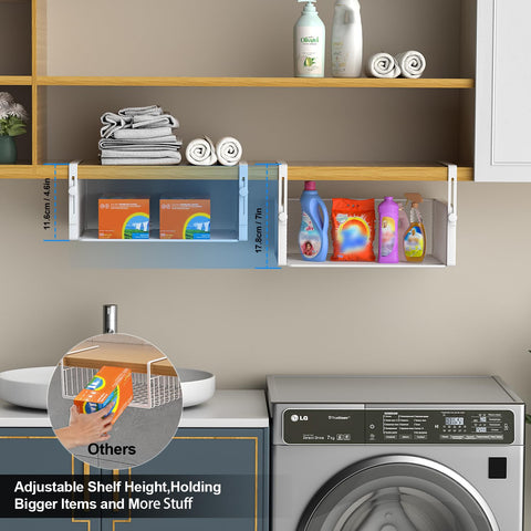 AmonHouseware large-capacity storage basket holds bigger items and reduces clutter
