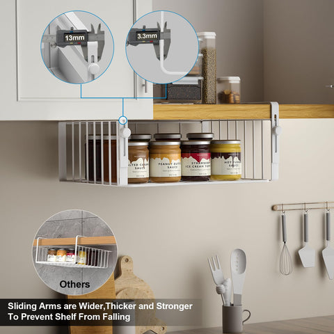 Dimensions indicate standard size for most cabinets and easy placement.
