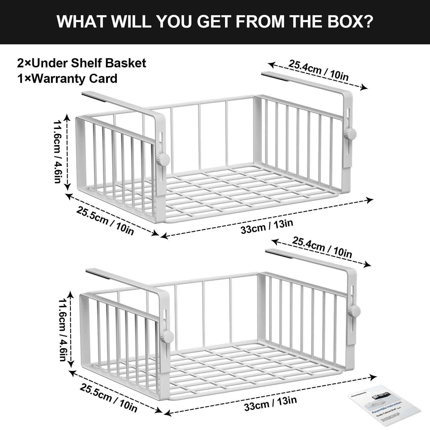 Max capacity with front/back adjustment supports bigger items securely.