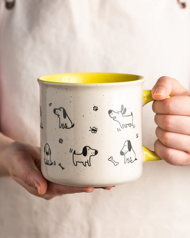 AmorArc 22oz mug with oversized handle close-up, comfortable grip for daily use