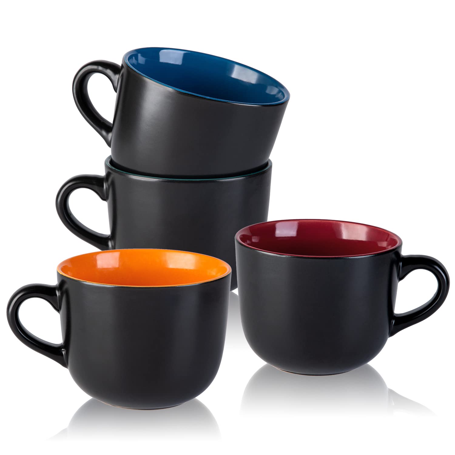 AmorArc 24oz soup mug with handle, easy grip and versatile use.