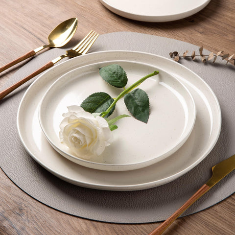 AmorArc 8-inch dessert plate with hand-finished glaze for chic dining