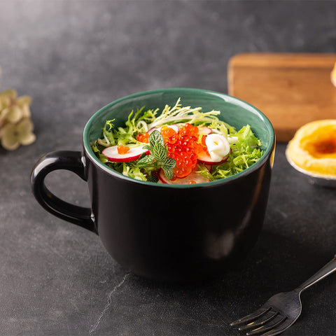 AmorArc dishwasher and microwave-safe mug for convenient reheating.