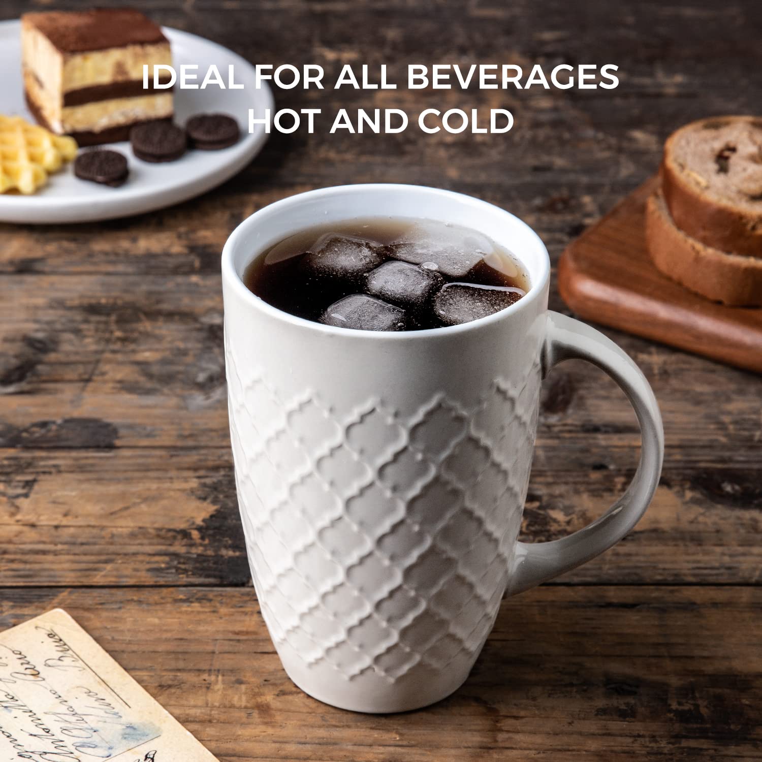 AmorArc dishwasher and microwave-safe mug for everyday use