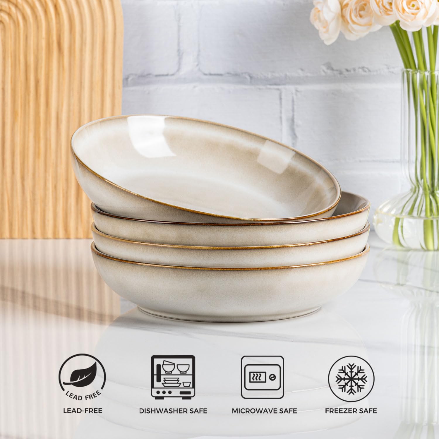 AmorArc family dinner bowls ideal for everyday meals and gatherings