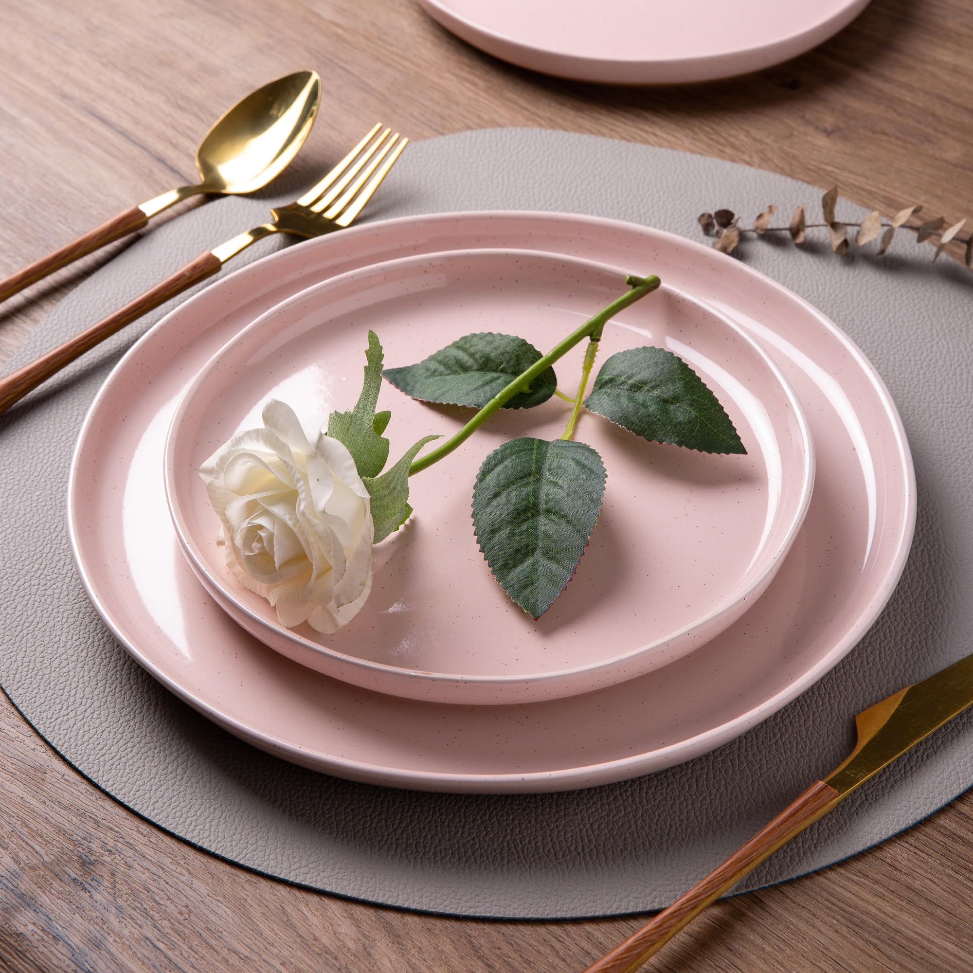 AmorArc hand-painted plates add a sophisticated touch to your table.