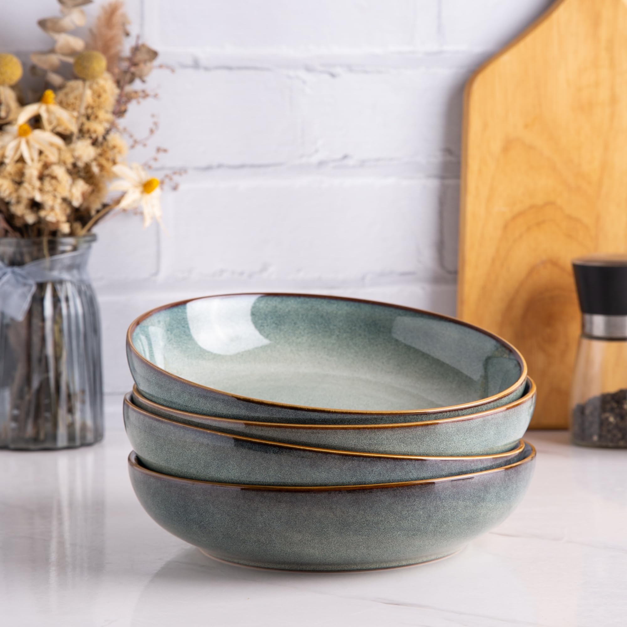 AmorArc microwave and dishwasher-safe pasta bowl for daily use