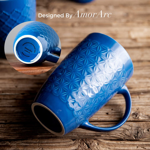 AmorArc mug interior with glossy glaze for easy cleaning