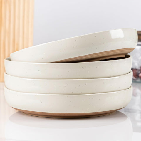AmorArc pasta bowls with a wavy rim for stylish family dining.