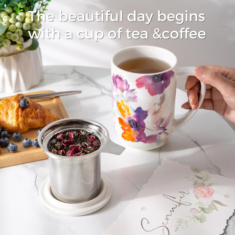 AmorArc dishwasher-safe porcelain mug for everyday use