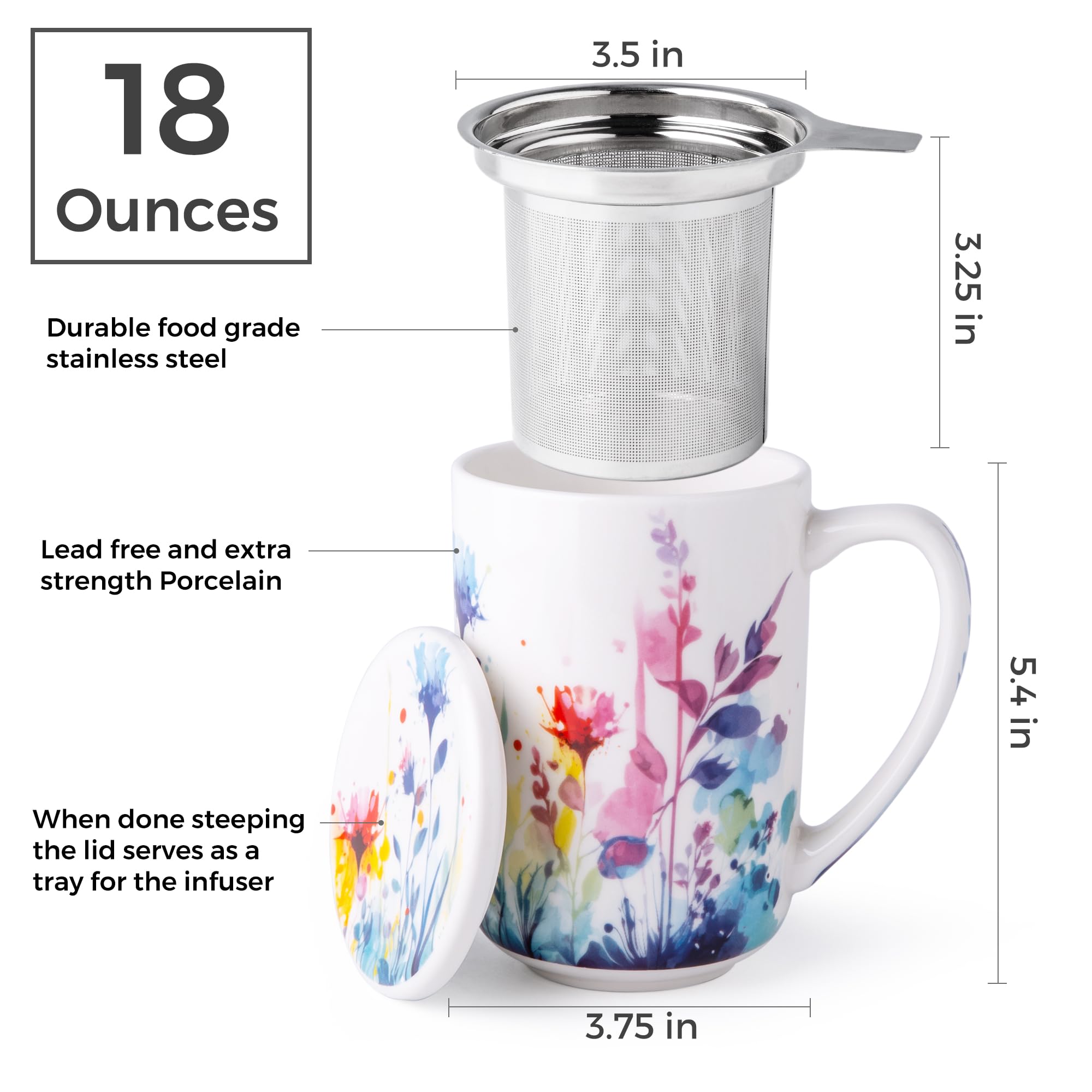 AmorArc mug with large handle for comfortable daily use