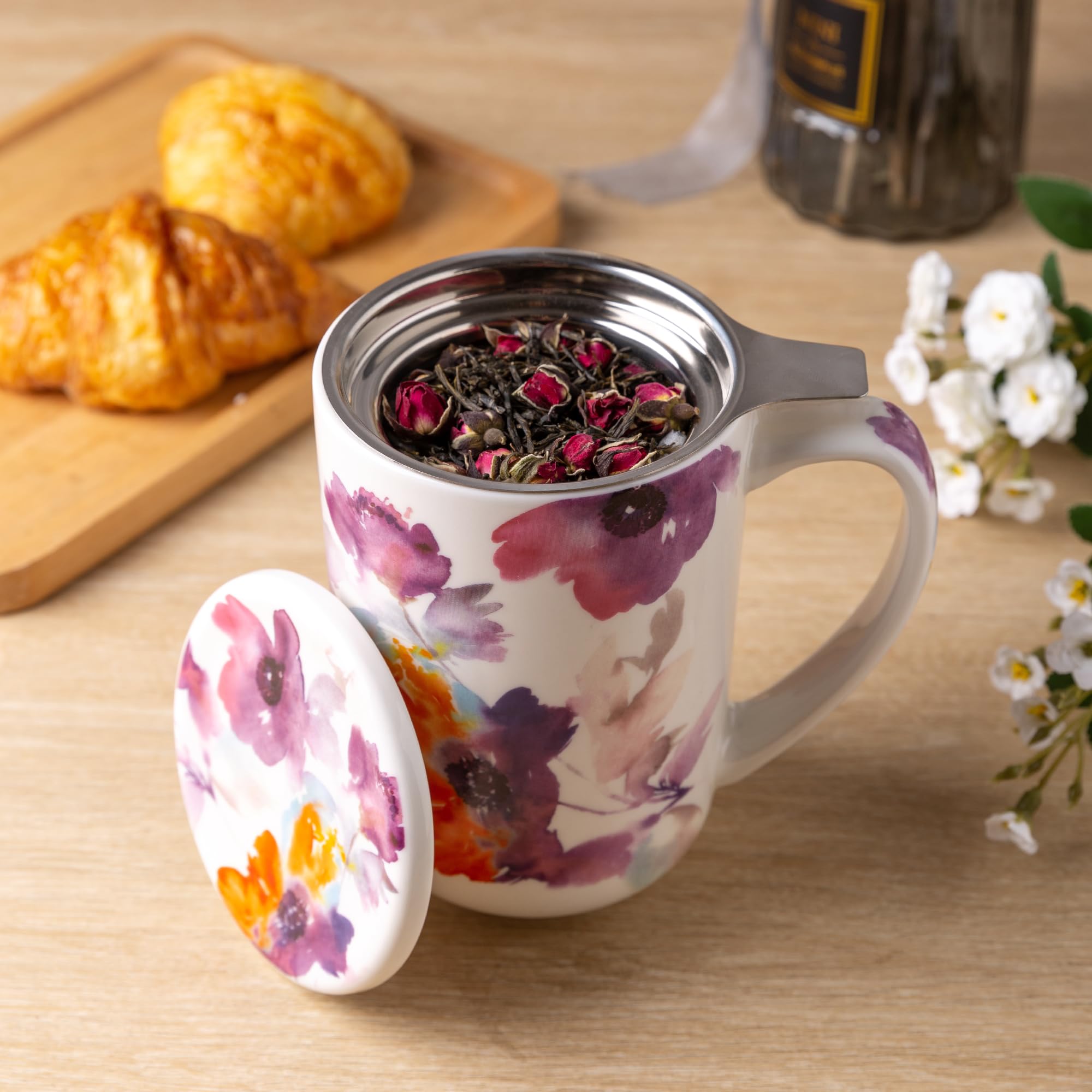 AmorArc 18oz mug with large ergonomic handle for comfy grip