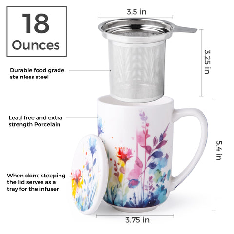 AmorArc mug with large handle for comfortable daily use