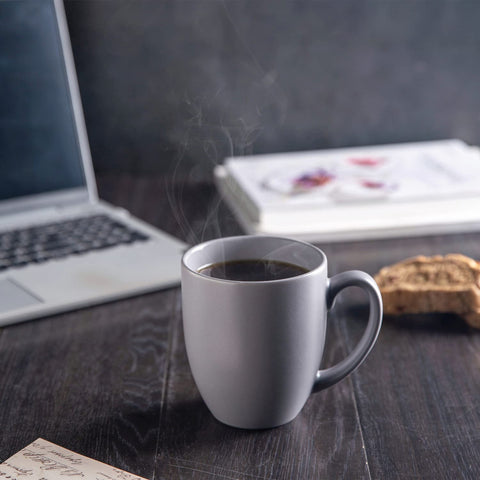 AmorArc sturdy base mugs – stable, spill-resistant on desks.