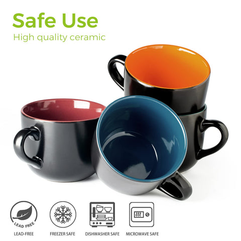 AmorArc versatile coffee, soup, and cereal mug for everyday meals.