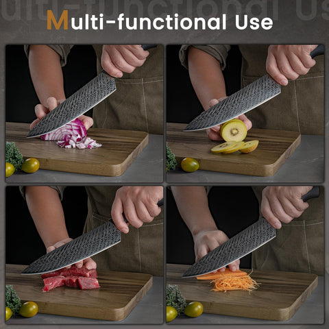 Amorston 5-inch utility knife versatile for slicing and trimming
