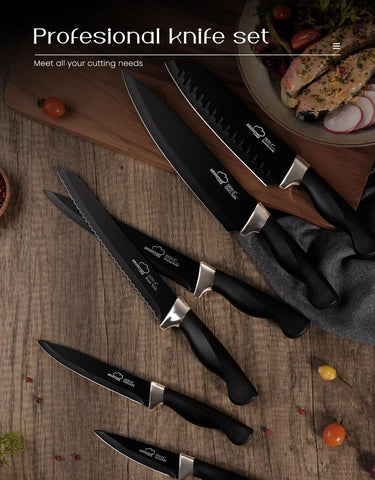Amorston 8-inch chef knife delivers balanced handling for daily meals.