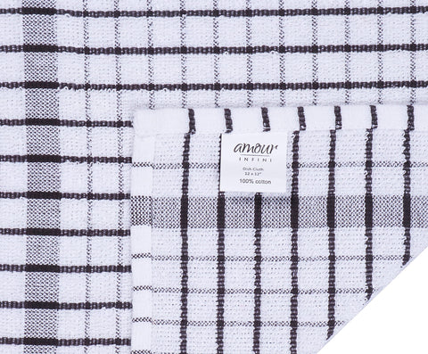 AMOUR INFINI 12x12 dishcloths provide soft touch and durable drying power.