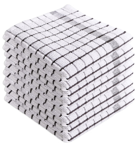 AMOUR INFINI dishcloths close-up showing quick-absorbent terry for drying dishes.