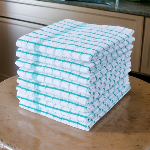 AMOUR INFINI high-absorbency teal dishcloth, quick-dry performance for busy kitchens.