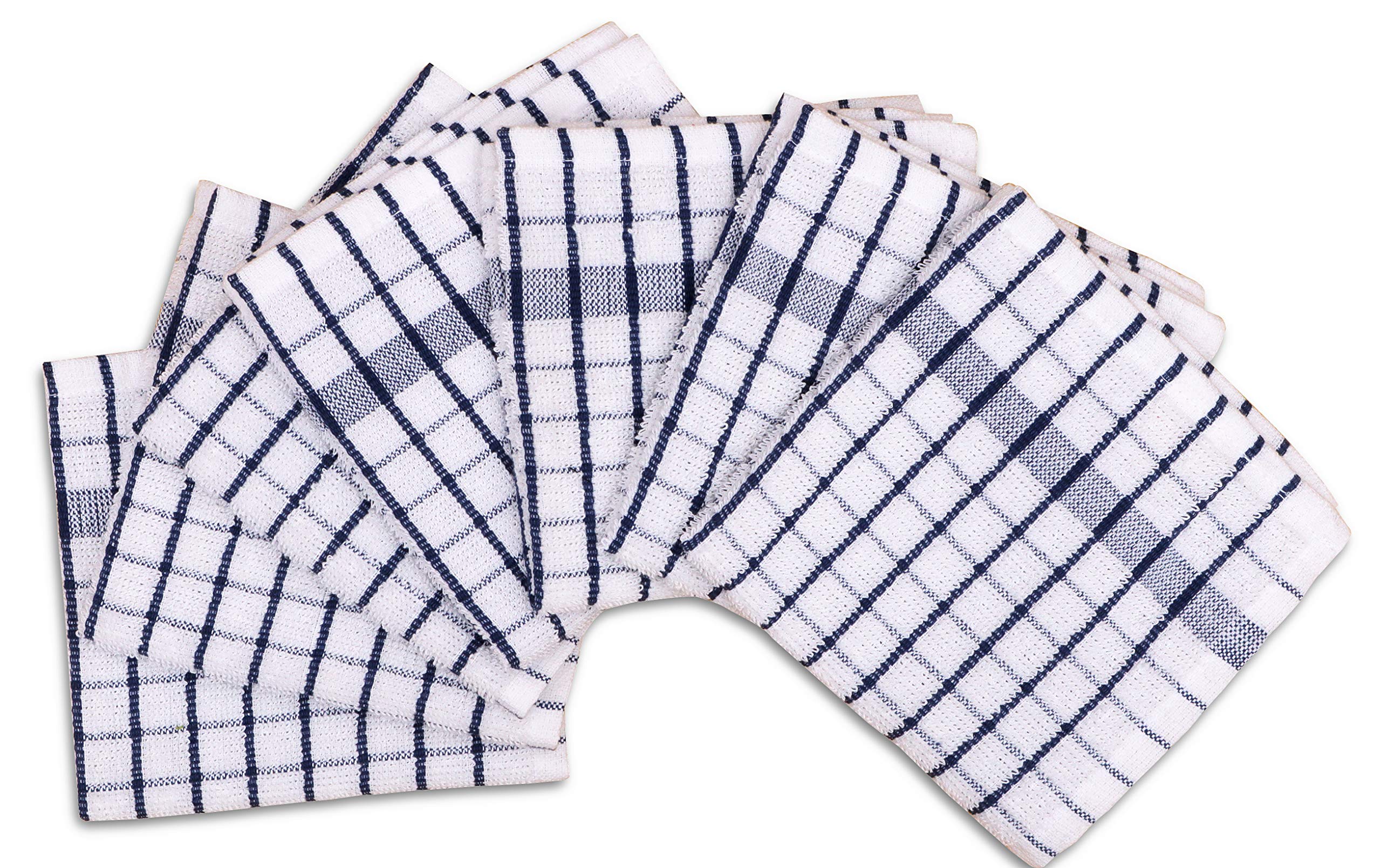 AMOUR INFINI blue terry fabric dishcloths designed for daily cleaning
