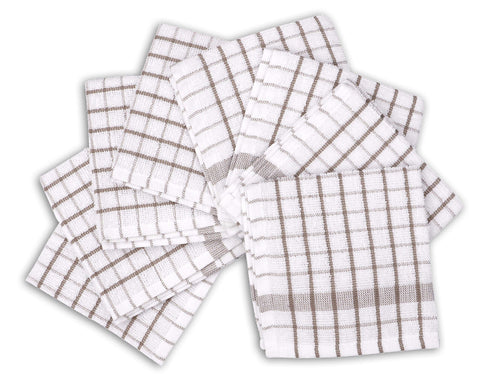 AMOUR INFINI beige terry cotton dishcloth for everyday use