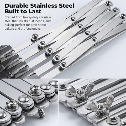 Amroicus locking device closeup demonstrates secure, precise cuts in use