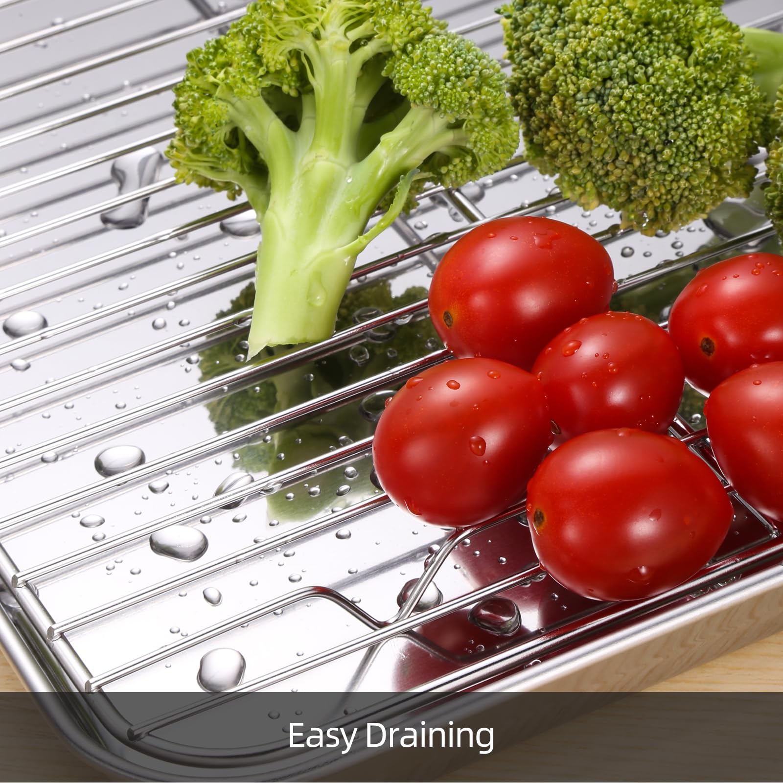Amrules bakeware nonstick polished surface helps food release easily