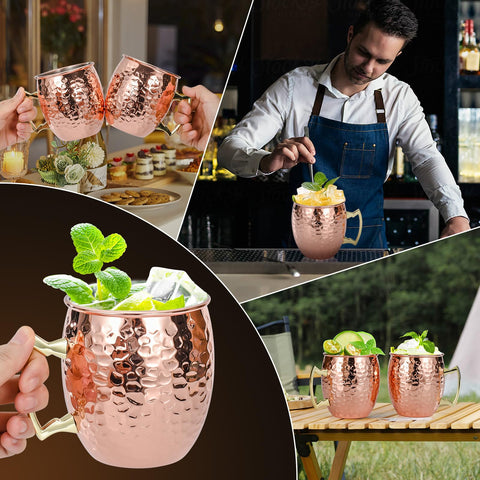 Amrules Moscow Mule Mug stable bottom for steady serving