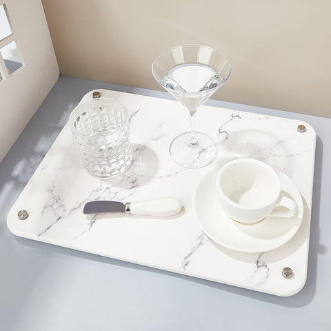 Amviner mat dimensions 15.7 by 11.8 inches for compact countertops.