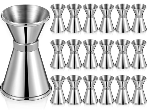 Amyhill jigger with double pour mouths for precise mixing
