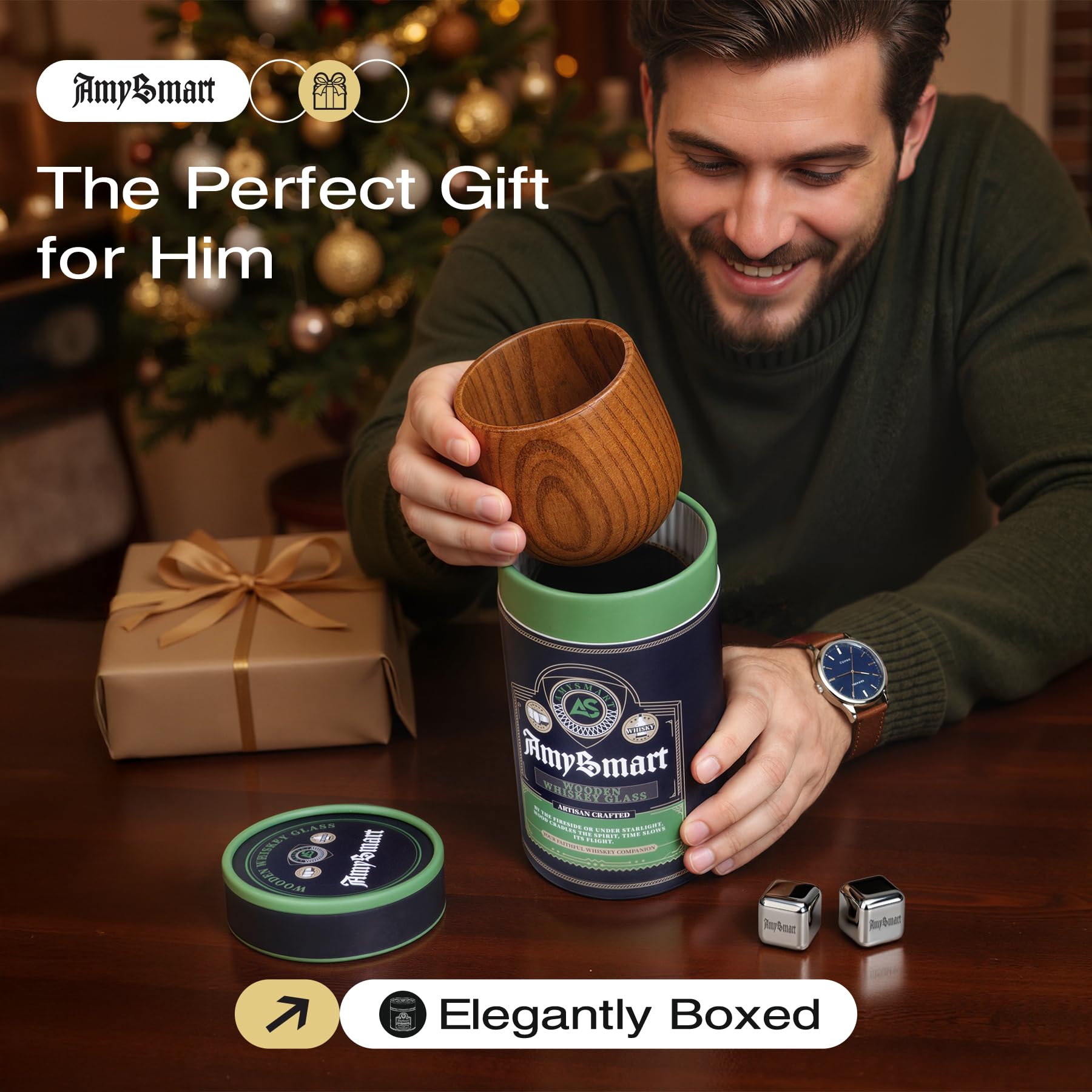 Amysmart gift tube packaging ready-to-gift and reusable